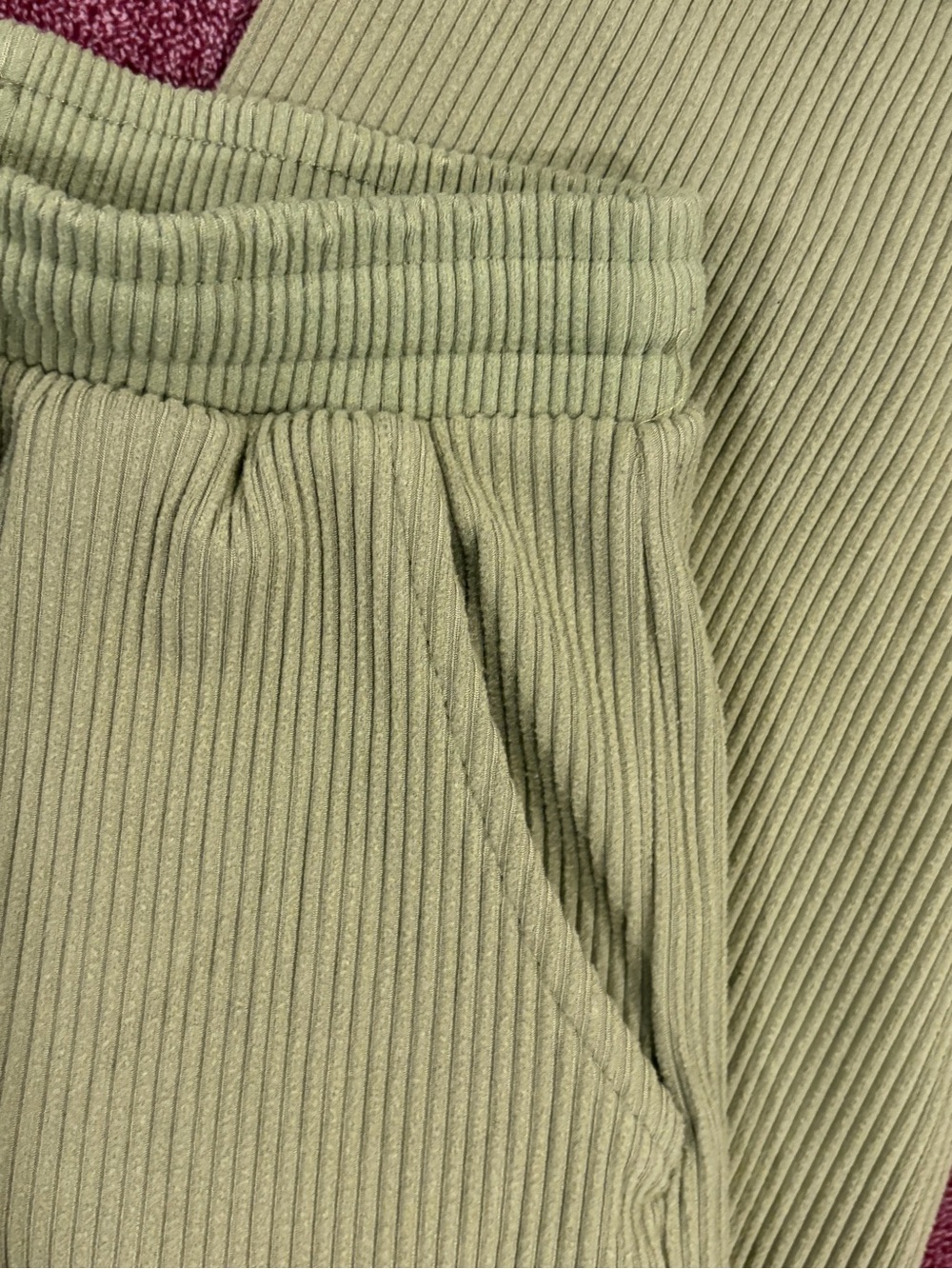 Pair of Girls Ribbed Wide Leg Lounge Pants - 10/12 - Picture 3 of 9